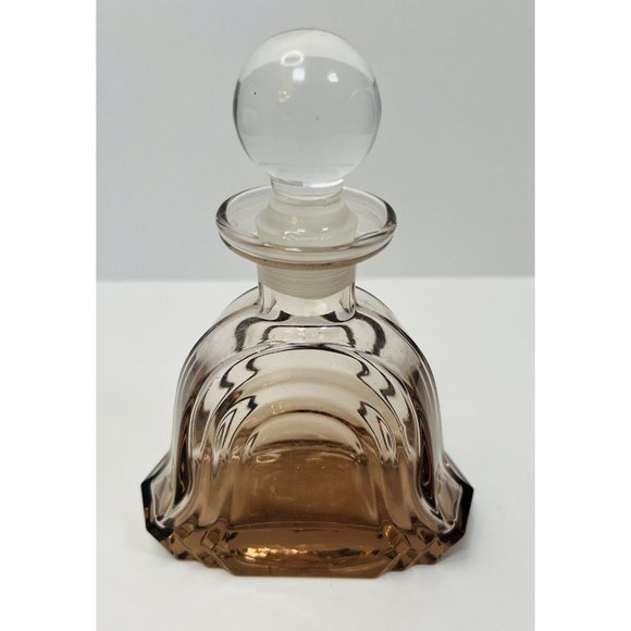 Crystal Perfume Bottle & Stopper Vintage Collezione Glass Line Italy 24% Lead 6” - Picture 3 of 10